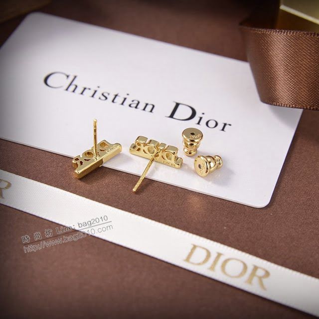 Dior飾品 2021新款DIOR迪奧字母耳釘耳環  zgd1402